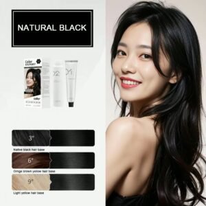 Plant Essential Oil Extract Hair Dye Shinaizi Temporary Hair Dye Set 100ml Hair Dye + 100ml Hydrogen Peroxide