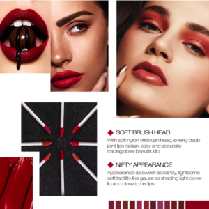 O.TWO.O 12colors Best Sale Hot Cosmetics Makeup Lip Gloss Long Lasting Waterproof Easy to Wear Matte Lipstick